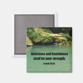 イザヤ30:15 マグネット (正面/裏面)