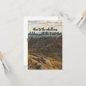 イザヤ30:1 KJVバイブル聖句Pic Flat Greeting Card カード (正面/裏面インサイチュ)