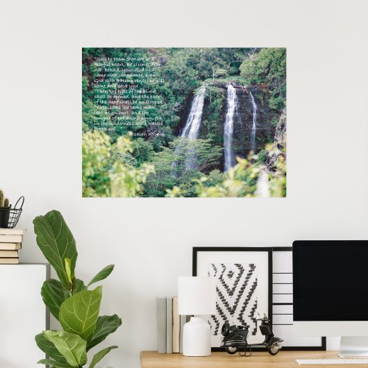 イザヤ35 ポスター (ホームオフィス)