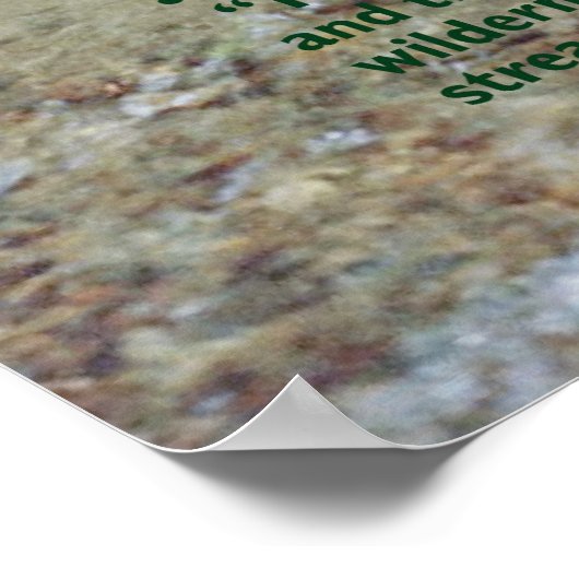 イザヤ35:4-6 ポスター (角)