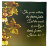 イザヤ40:感動的8 タイル (正面)