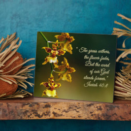 イザヤ40:感動的8 フォトプラーク