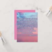 イザヤ40:24 KJV聖書聖なる書物、 経典Pic Greeting カード (正面/裏面インサイチュ)