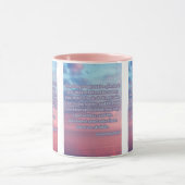 イザヤ40:24 KJV聖書聖なる書物、 経典Pic Two-Tone マグカップ (中央)