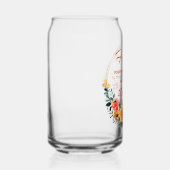 イザヤ40:29彼はパワー与えレッドフローラ聖なる書物、 経典 ガラス缶 (右)