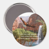 イザヤ40:31さばき磁石 – 翼をワシとして マグネット (正面/裏面)