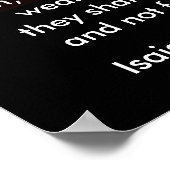 イザヤ40:31アートプリント ポスター (角)