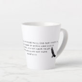 イザヤ40:31イーグルズソアリング カフェラテマグ (右アングル)