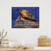 イザヤ40:31イーグル聖なる書物、 経典ポスタープリント ポスター (キッチン)