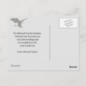 イザヤ40 31イーグル ポストカード (裏面)