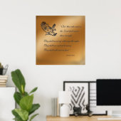 イザヤ40:31ポスター ポスター (ホームオフィス)