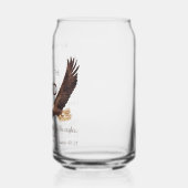 イザヤ40:31主の上に待つ者たちの聖なる書物、 経典 ガラス缶 (左)