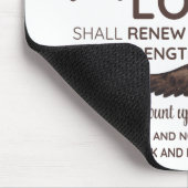 イザヤ40:31主の上に待つ者たちの聖なる書物、 経典 マウスパッド (コーナー)