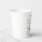 イザヤ40:31主の上に待つ者たちの聖なる書物、 経典 紙コップ (右)