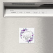 イザヤ40:31主の上に待つ者フローラ マグネット (インサイチュ (食洗機))