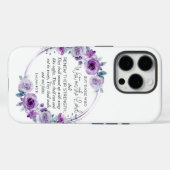 イザヤ40:31主の上に待つ者フローラ Case-Mate iPhoneケース (裏面 (横))