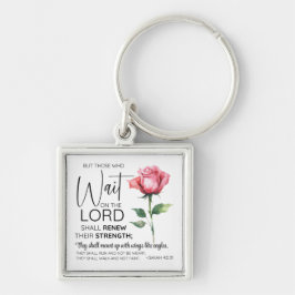 イザヤ40:31主の花を待つもの キーホルダー