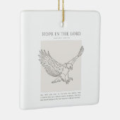 イザヤ40:31主の願い セラミックオーナメント (右)