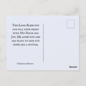 イザヤ40:31主を待つ者たち、聖書 ポストカード (裏面)