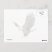 イザヤ40:31山アップ上イーグル翼はがき ポストカード (裏面)