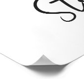 イザヤ40:31新しい強さを見つけるキリスト教のポスト ポスター (角)