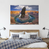 イザヤ40:31聖なる書物、 経典ウイングスアズイーグルスプリント キャンバスプリント (インサイチュ (寝室))