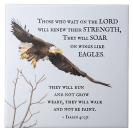 イザヤ40:31聖書の主を待つ者 タイル