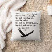 イザヤ40:31聖書の聖句聖なる書物、 経典 クッション (ブランケット)