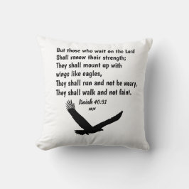 イザヤ40:31聖書の聖句聖なる書物、 経典 クッション