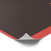 イザヤ40:31聖書の詩のポスター ポスター (角)