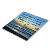 イザヤ40:31聖書の詩 タイル (側面)