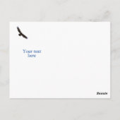 イザヤ40:31詩聖書の聖イーグルが大暴れ ポストカード (裏面)