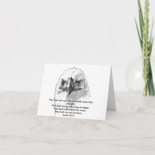 イザヤ40:31 カード (正面)