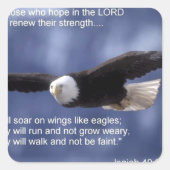イザヤ40:31 スクエアシール (正面)