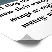 イザヤ40:31 ポスター (角)