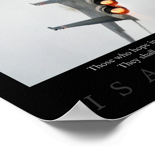 イザヤ40:31 ポスター (角)