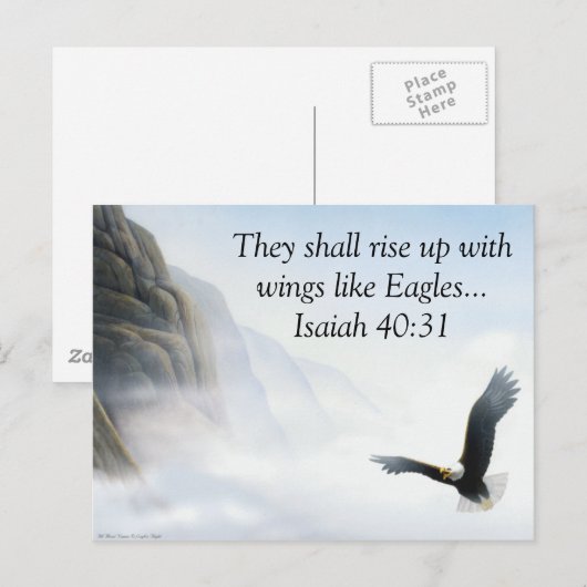 イザヤ40:31 ポストカード (正面/裏面)