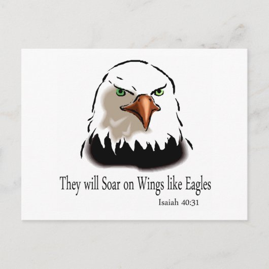 イザヤ40 31 ポストカード (正面)
