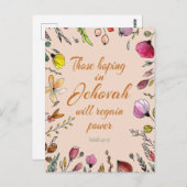 イザヤ40:31  ポストカード (正面/裏面)