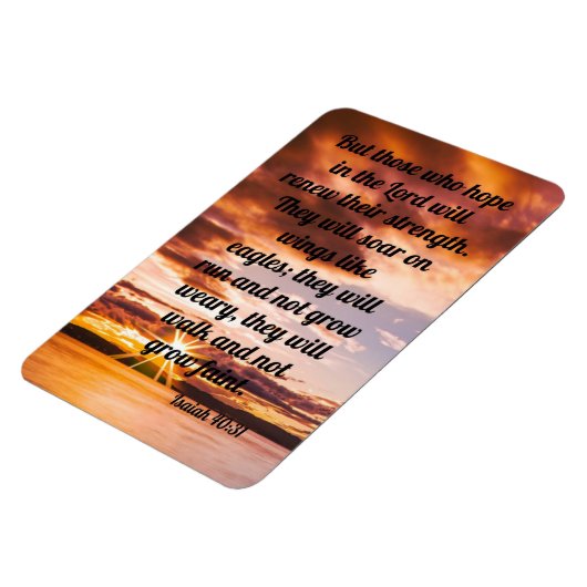 イザヤ40:31 マグネット (左側)