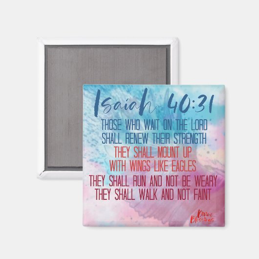イザヤ40:31 マグネット (正面/裏面)