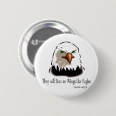 イザヤ40 31 缶バッジ (正面&裏面)