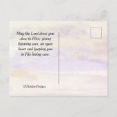 イザヤ40:3 主の道を準備せよ、聖書 ポストカード (裏面)