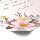 イザヤ40:8聖書の聖句 ポスター (角)