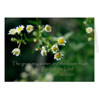 イザヤ40:8草は枯れて枯れる