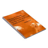 イザヤ40:8草は枯れ、花は枯れる ノートブック (右側)