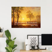 イザヤ40:8,アルバート・ビエルシュタット ポスター (ホームオフィス)