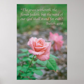 イザヤ40:8 ポスター