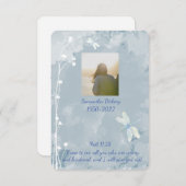 イザヤ41時10分聖なる書物、 経典葬感謝してい感謝していカスタム式 サンキューカード (正面/裏面)