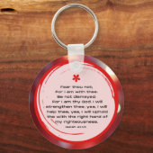 イザヤ41:10キーチェーン |聖なる書物、 経典別 キーホルダー (正面)